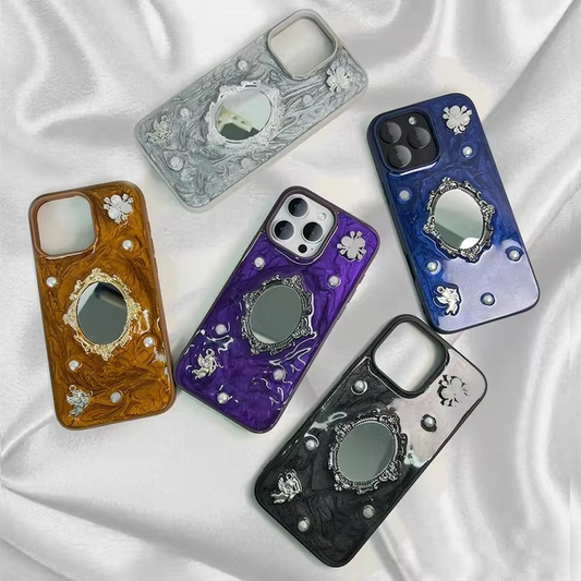 Luxury Retro Mirror iPhone Case