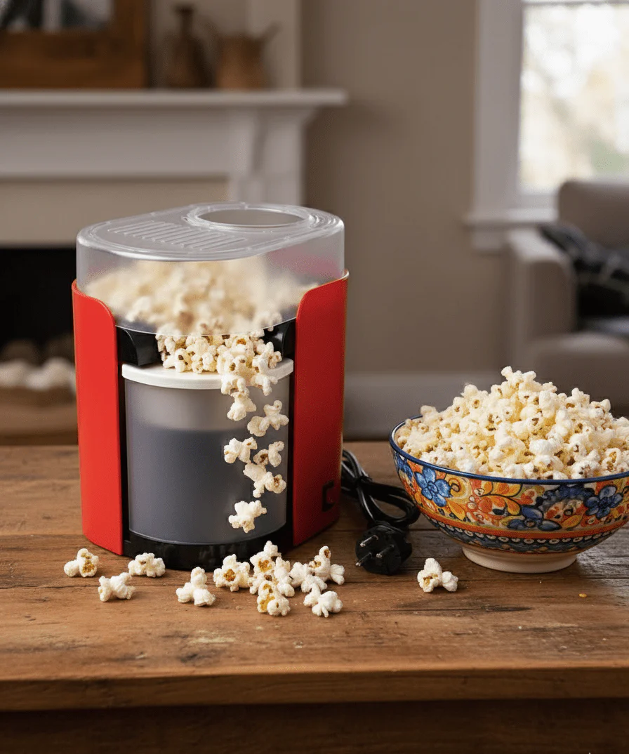 Hot Air Popcorn Maker Product Description View