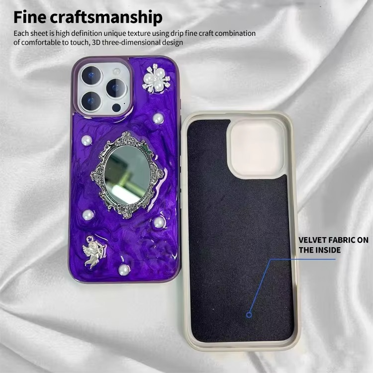 Luxury Retro Mirror iPhone Case
