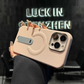 Luxury Leather MagSafe Case with Ring Kickstand for iPhone