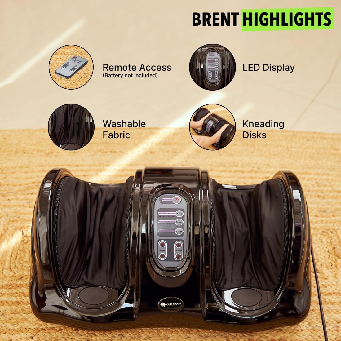 Electric Foot Rest Massager ©