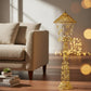 Gold Decorative LED Lantern Stand