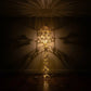 Gold Decorative LED Lantern Stand