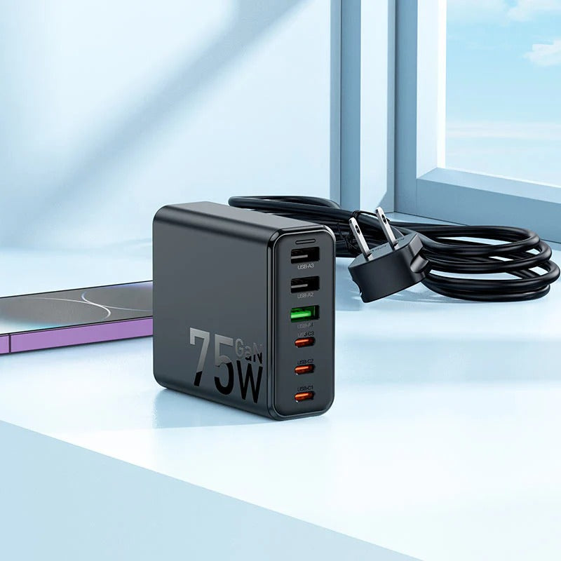 GaN Six-Port Fast Charger