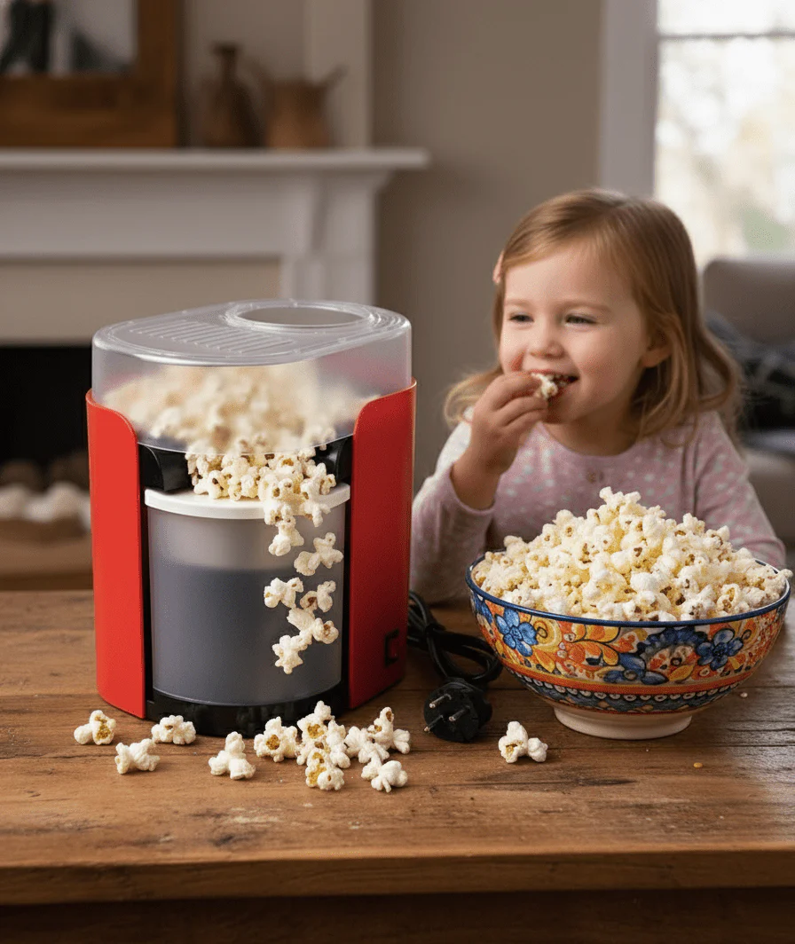 Hot Air Popcorn Maker Product Description View