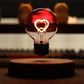 Levitating Heart LED Bulb Lamp