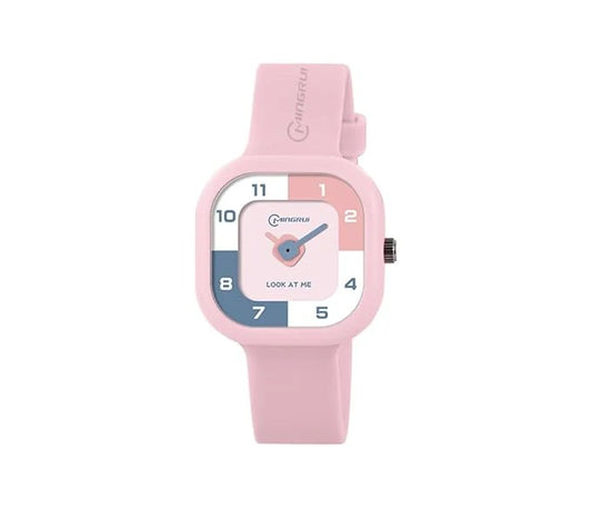 Kids Silicone Strap Square Dial Watch