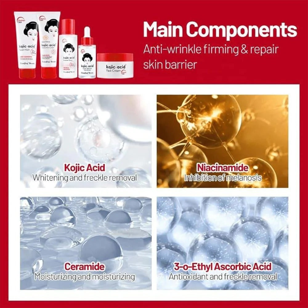 GuanJing - Kojic Acid Skin Care Set Ⓢ