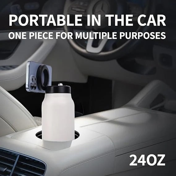 Byoul - Vacuum Insulated Water Bottle with Holder