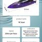 24g Electric Water Remote-control Ship Waterproof Automatic Reset Kids Toys